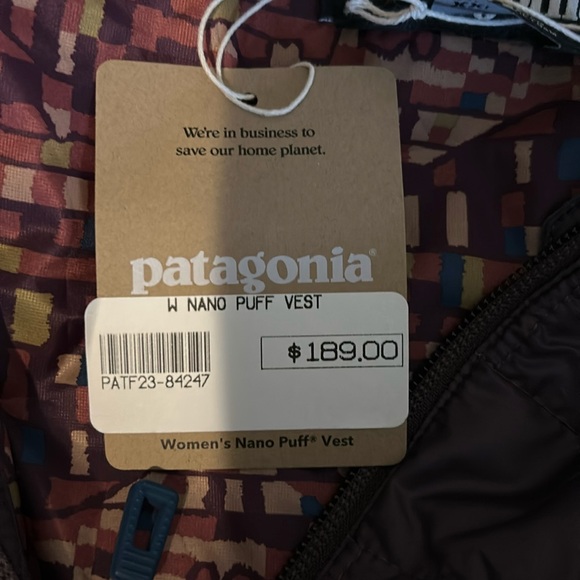 Women’s Patagonia Nano Puff Vest. Obsidian Plum. Multiple Sizes. NWT - Picture 8 of 9